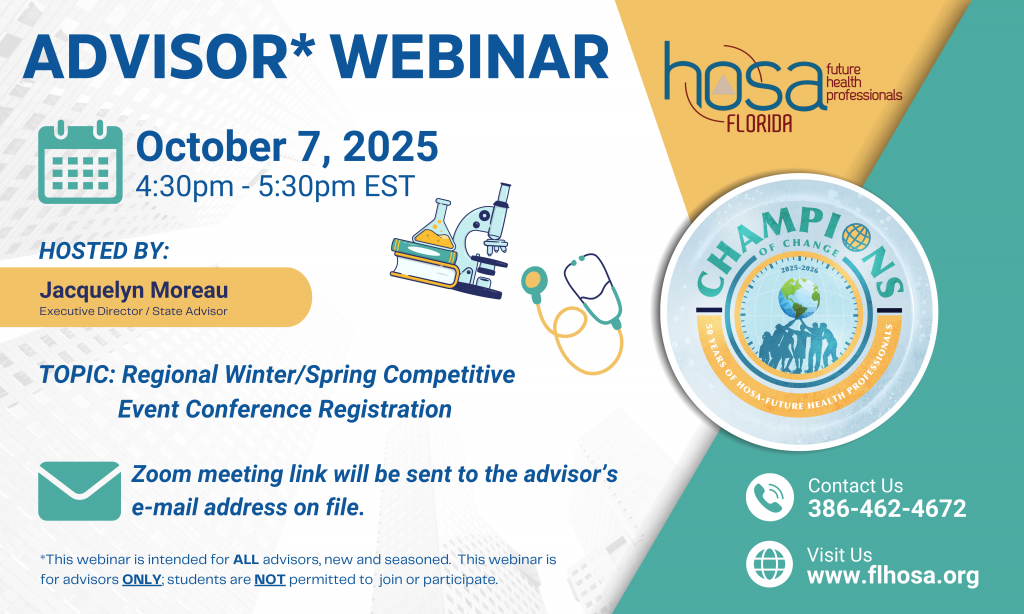 2025 Winter-Spring Regional Conference Advisor Webinar Website Banner
